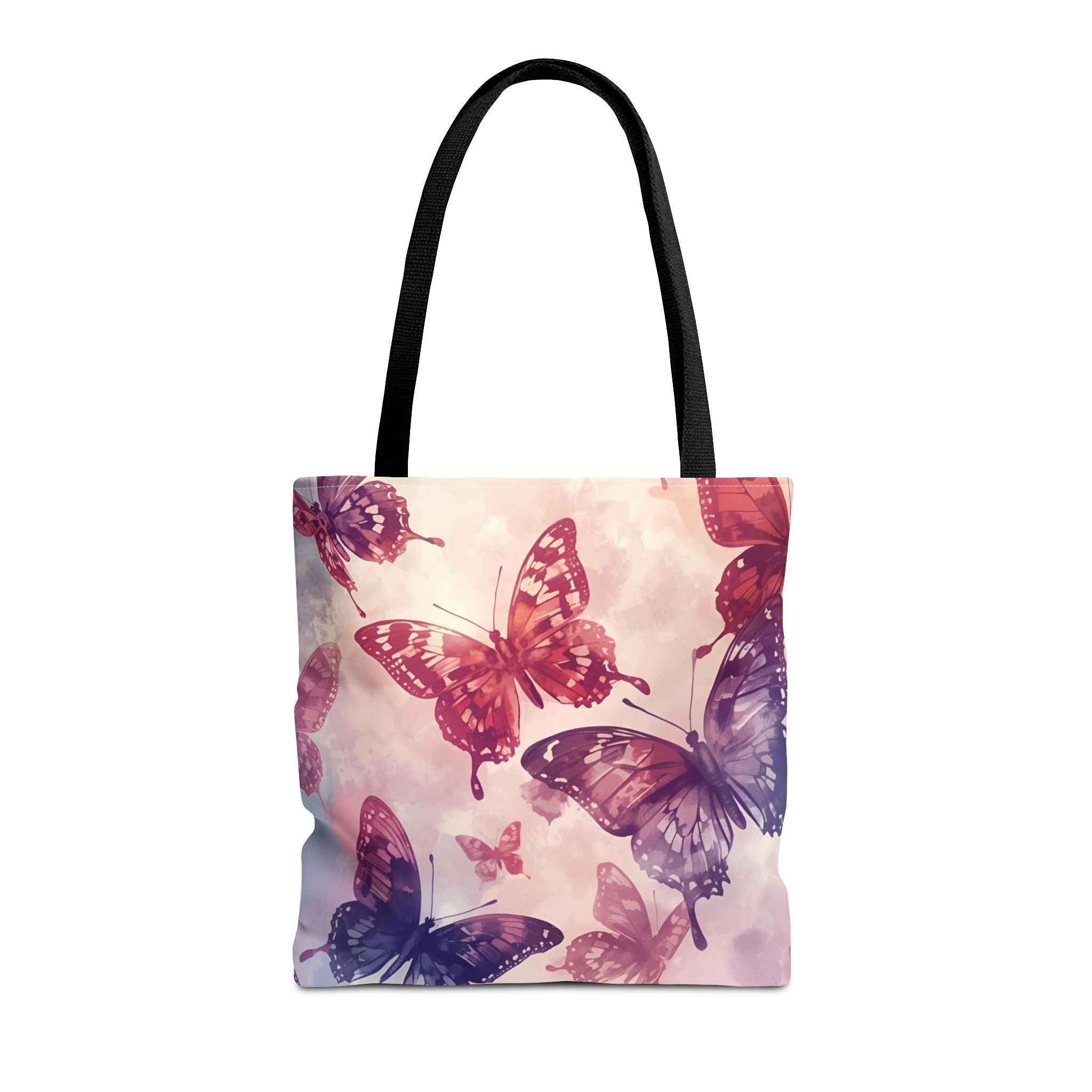 Butterfly Pattern Tote Bag - Stylish Eco-Friendly Canvas Bag